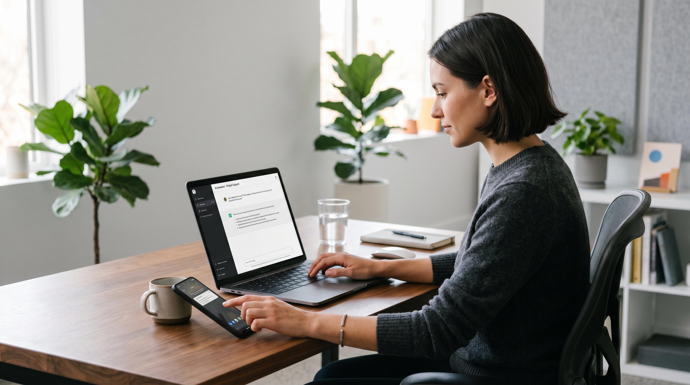 Generative AI deeply integrated into daily work tasks
