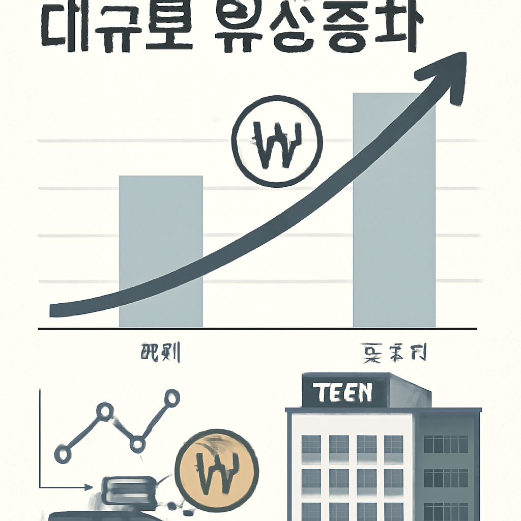 구글 유상증자 규모와 시가총액 비교 이미지