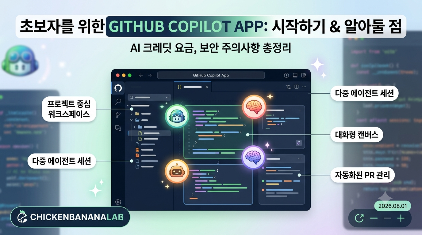 초보자를 위한 GitHub Copilot 앱: 시작하기 전에 알아둘 점